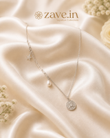Celestial Pearl Charm 92.5 Sterling Silver Necklace