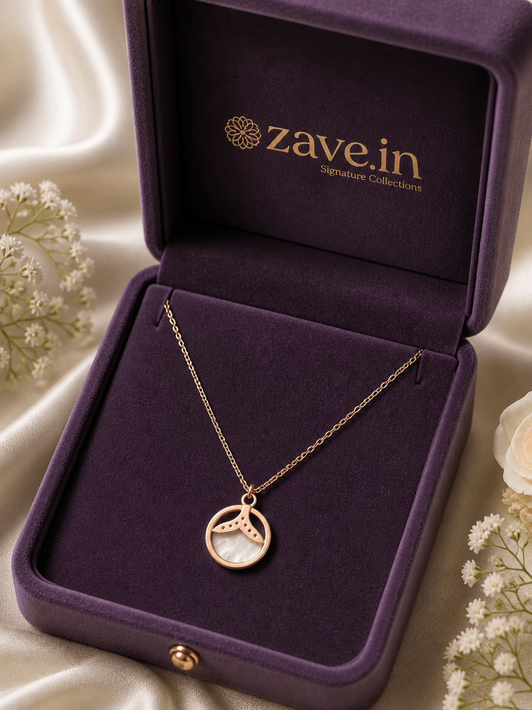 Mermaid Tail 92.5 Sterling Silver Necklace - Zave