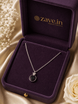 Mystique Black 92.5 Sterling Silver Necklace - Zave