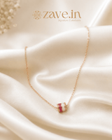 Rose Aura 92.5 Sterling Silver Necklace - Zave