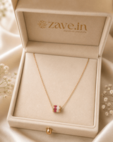 Rose Aura 92.5 Sterling Silver Necklace - Zave