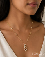 Sterling Silver 92.5 Minimal Elegance Necklace - Zave