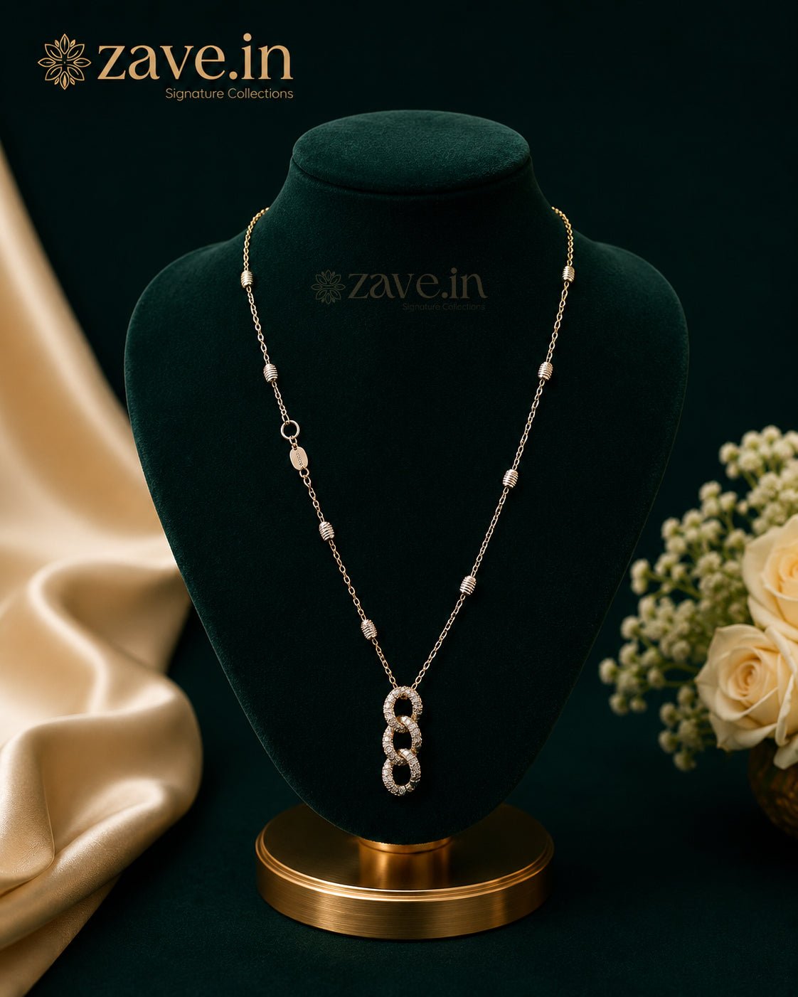 Sterling Silver 92.5 Minimal Elegance Necklace - Zave